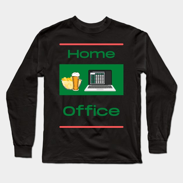 home office - working from home Long Sleeve T-Shirt by OnuM2018